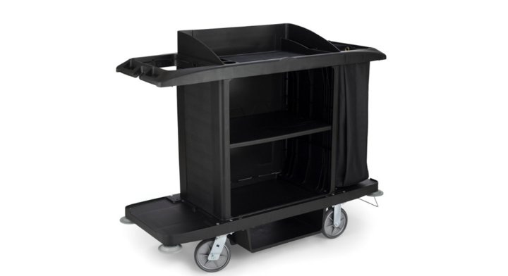 Rubbermaid, hotelwagen groot, zwart, VB 006189