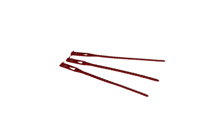 Rattenstaart Rood 14Cm, zak 1000 stuks