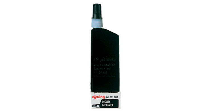 Tekeninkt rotring 591017 zwart flacon 23ml