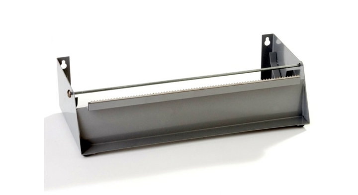 Foliedispenser, metaal, 24cm, enkele rol (1 stuk)