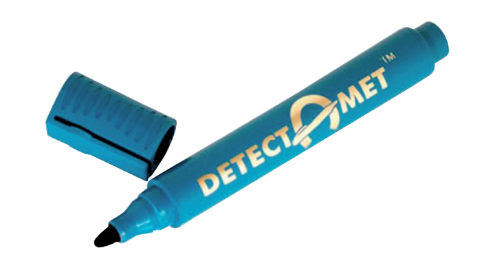 Viltstift detectie detectament rond blauw(de061002)