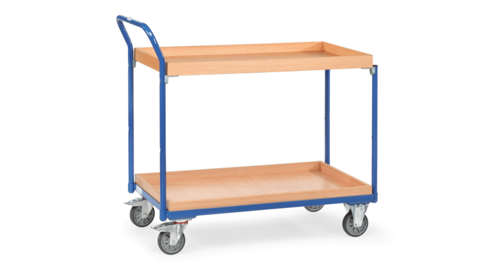 Tafelwagen met randen, 1000x600mm Draagverm. 300kg