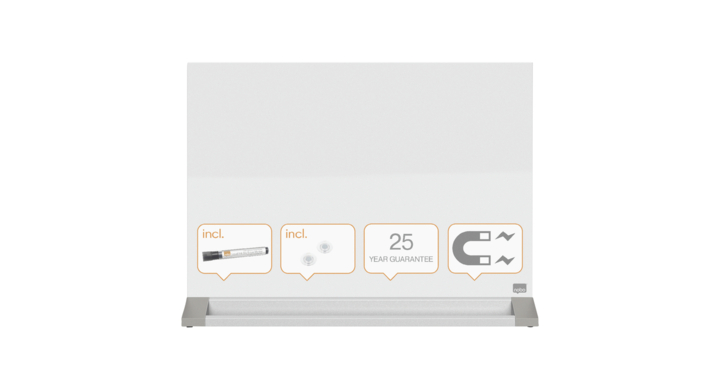 Desktop glasbord nobo diamond(1905265)