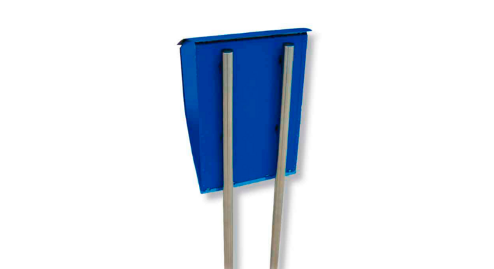 Universele brievenbuspalen, RVS, VB 003008