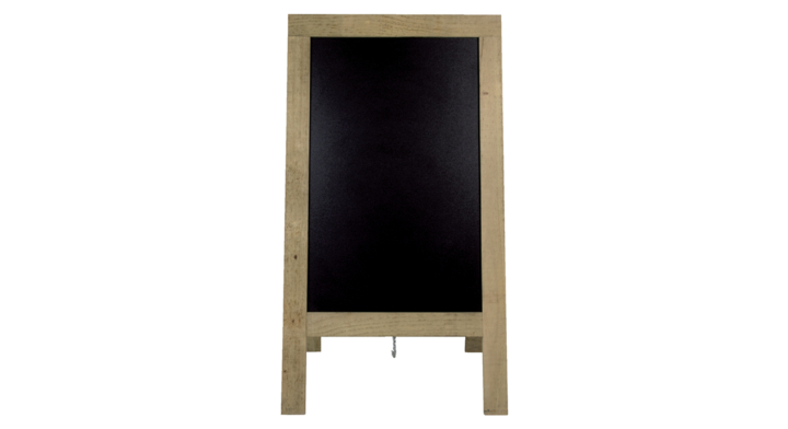 Stoepbord securit 72x131cm steigerhout(sbs-n-135)