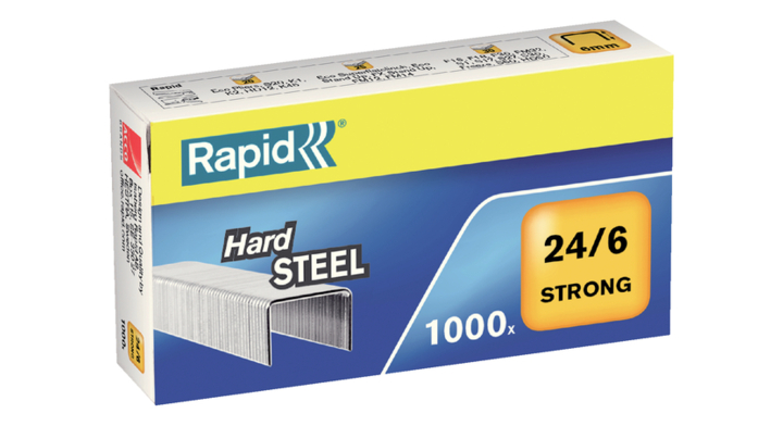 Nieten rapid staal strong 24/6 1000st