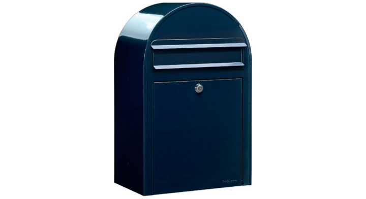 Wandbrievenbus Bobi, 320x210x500 mm, blauw, VB 441160