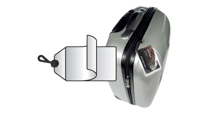 Label bagage 3l 11120 72x123mm