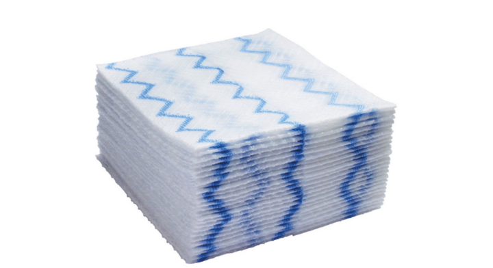 Rubbermaid, wegwerp microvezeldoek, 30x30cm, blauw, VB 553815 (640 stuks)