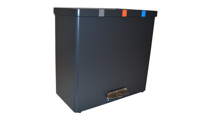 RecycloKick, afvalscheidingsstation, 3x34 liter, VB 191390
