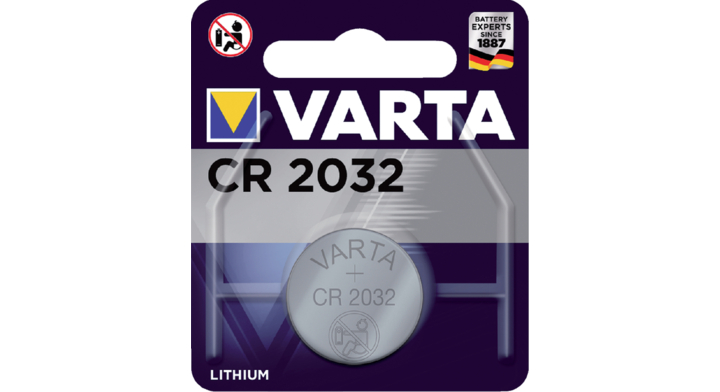 Batterij varta cr2032 lithium(6032101401)