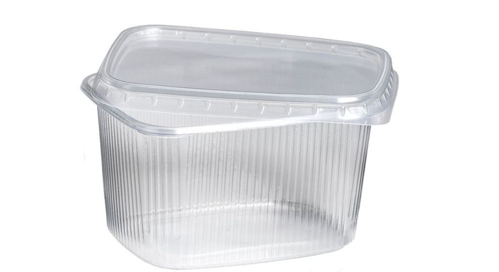 Pp Schalen glad transp. 185x136x38mm Top seal / ds500