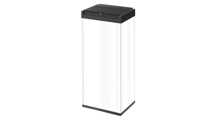 Big-Box Hailo Swing, afvalbak 52 liter, wit/zwart, VB 001559
