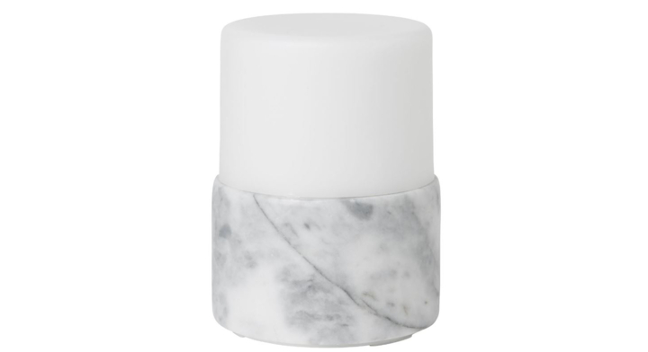 Duni | LED Lamphouder | 105x75mm | Bright Marble Granite Grey | 183181 (4 stuks)