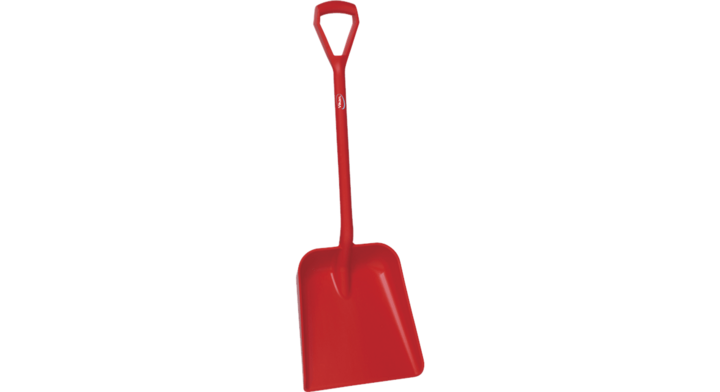 Vikan, schop breed, 130x38x34cm, rood (1 stuk) | OP=OP AANBIEDING