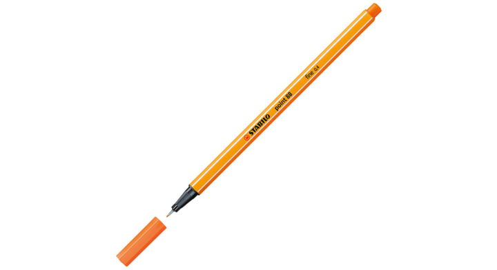 Fineliner stabilo point 88/30 bleek vermiljoen(88/30)