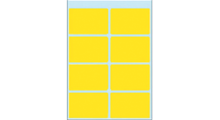 Etiket herma 3691 26x40mm 40st geel