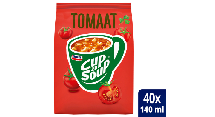 Cup-a-Soup, dispenserverpakking soep, 140ml, tomaat (40 porties)