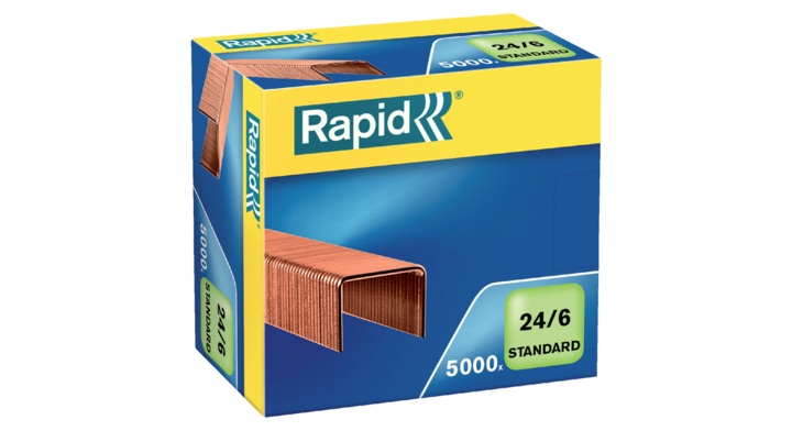 Nieten rapid blue 24/6 verkoperd 5000st