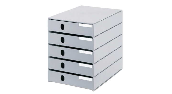Ladenbox styroval 5ldn grijs gesloten(16-8000.85)