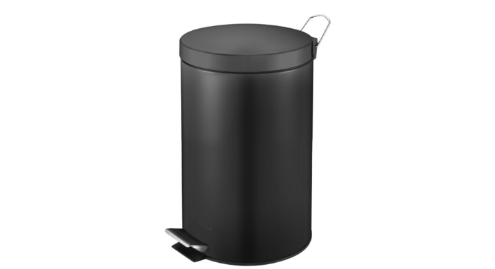 Pedaalemmer Met Binnenemmer | 12 Liter | Zwart | VB 222212