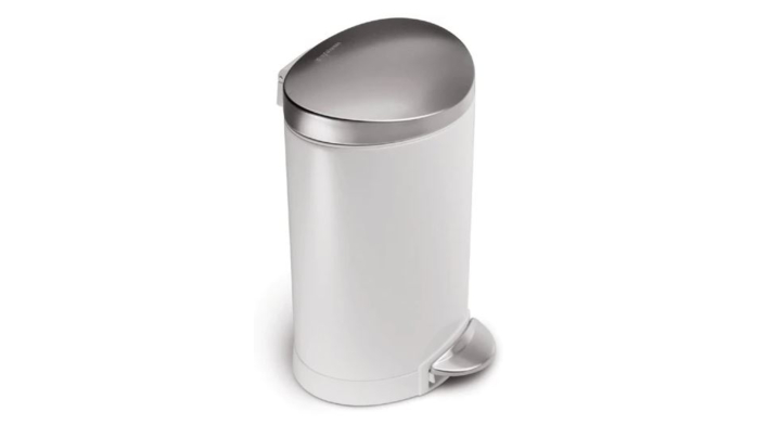 Simplehuman | Ronde Pedaalemmer | 6 Liter | Wit | VB 016351