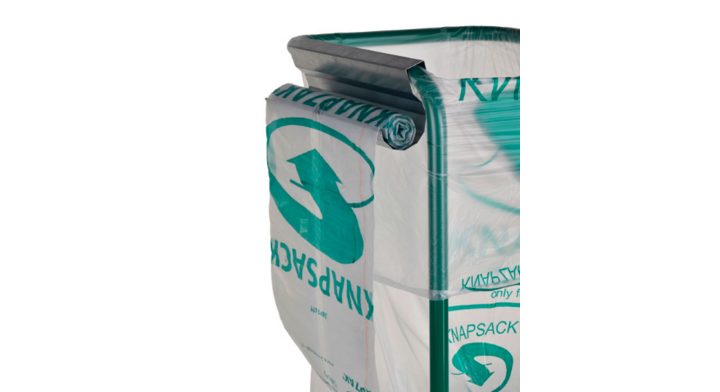 Rolhouder voor stalen zakhouder 400 liter,verzinkt,VB 410499