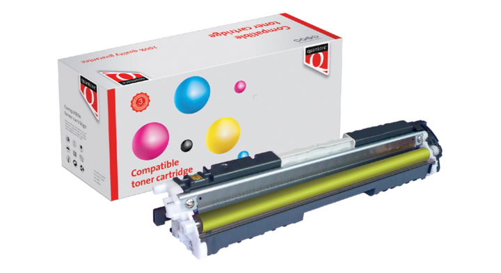 Toner Quantore alternatief tbv hp ce312a 1k geel(841064)
