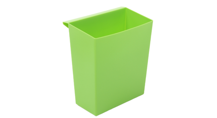 Inzetbakje voor tapse papierbak, groen, VB 650507