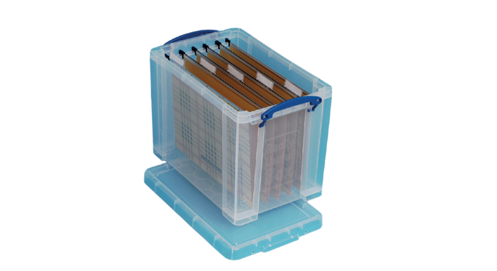Really Useful, opbergbox, 19 liter, 395x255x290mm, transp.