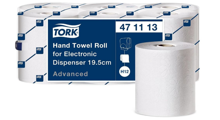 Tork Advanced | Handdoekrol | 143 Meter | 2-Laags | H12 | Wit | 471113 (6 stuks) 