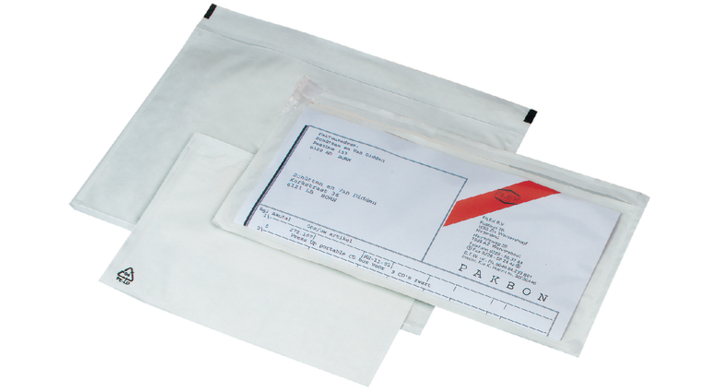 Paklijstenvelop zelfkl onbedrukt 240x110x25mm