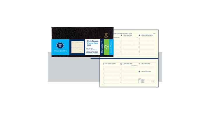 Memo7 Liggend Creme 6T Mundior ass agenda, 160x90mm
