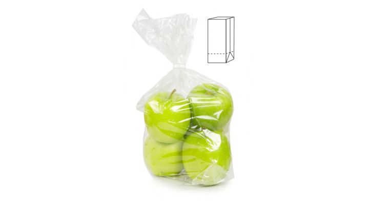 Harmonicazak, LDPE, 10/4x27cm, 50my (1000 stuks)