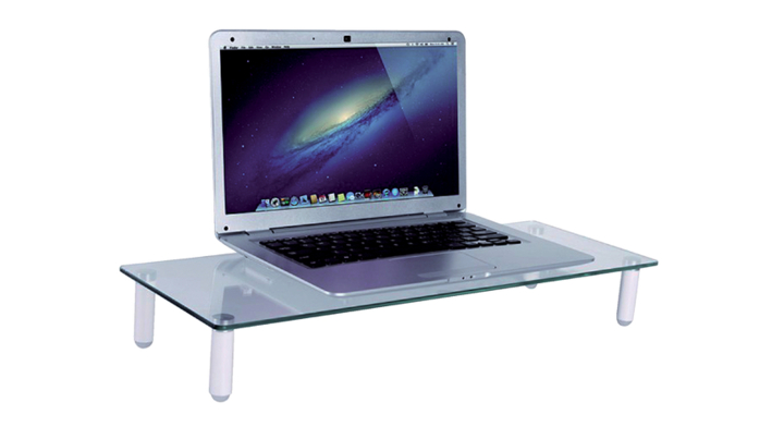 Monitorstandaard Neomounts monitor10 transparant(nsmonitor10