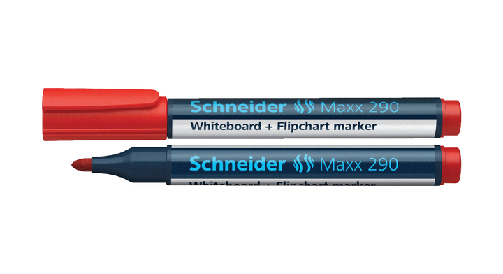 Viltstift schneider 290 whiteboard rond 3mm rood