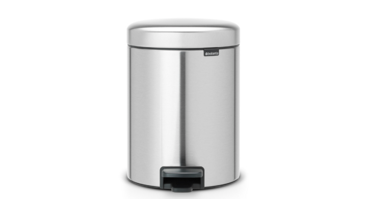 Brabantia, pedaalemmer, 5 liter, mat RVS FPP, VB 112102