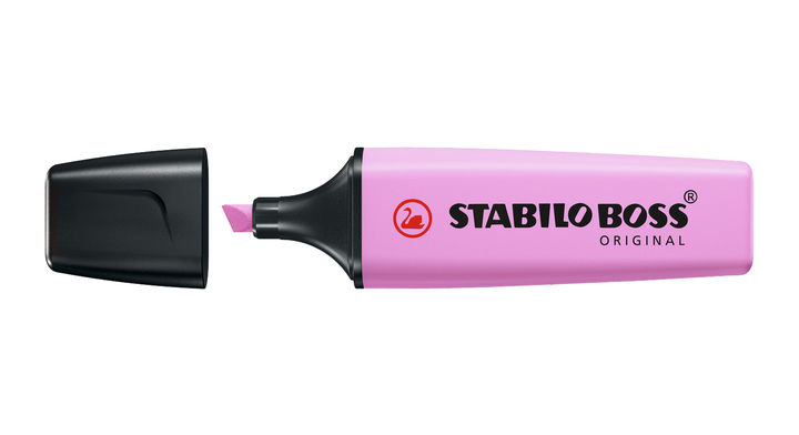 Markeerstift stabilo boss original 70/158 pastel fris fuchsi