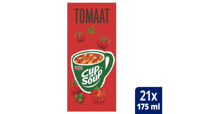 Cup-a-Soup, soep, 175ml, tomaat (21 zakjes)