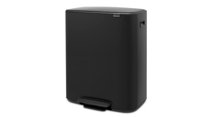 Brabantia, Bo pedaalemmer, 2x30 liter, zwart, VB 211508