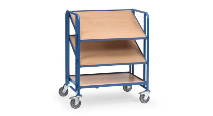 Eurobakkenwagen met legbord, 825x610mm Draagverm. 200kg