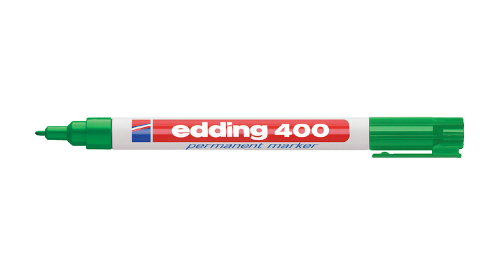 Viltstift edding 400 perm rond 1mm groen