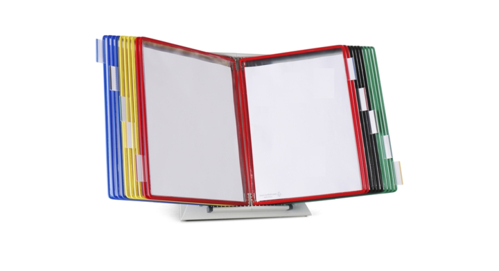 Zichtpanelensysteem bureau tarifold a4 ass 20st(434209)
