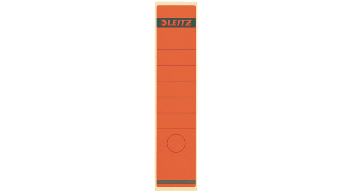 Rugetiket leitz 1640 58x290mm rood