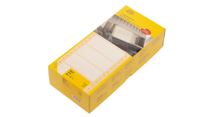 Etiket avery zweck 3615 88.9x35.7mm 1baans 4000st