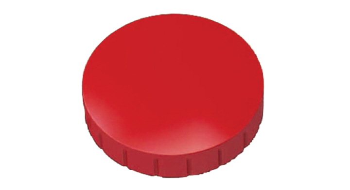 Magneet maul solid 32mm 0.8kg rood(6163225) ds/10
