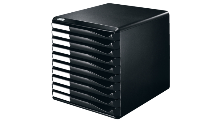Ladenbox leitz 5294 10ldn zwart/zwart