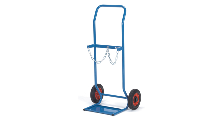 Gasflessenwagen, Draagverm. 50kg Banden Massief rubber