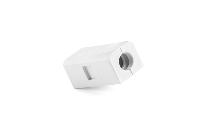 Filex, QI Power-Spot kabeldoorvoer module, wit