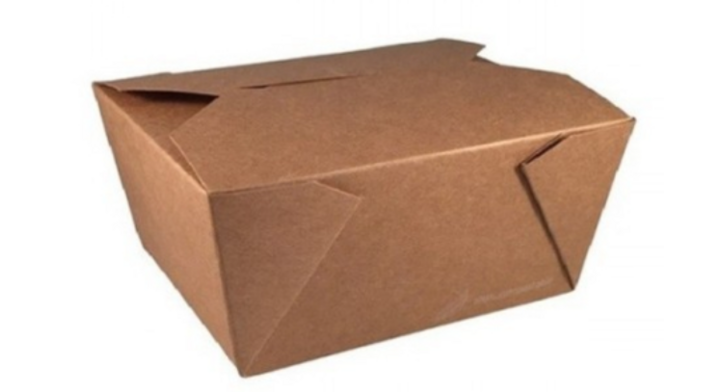 Take Away box, kraft, 152x120x63mm (300 stuks)